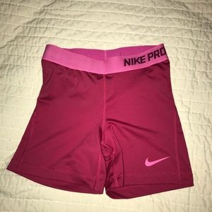 Nike Pro Compression Shorts Pink